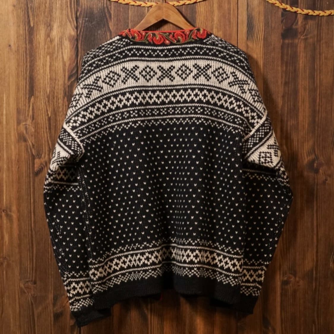 노르웨이 빈티지 핸드메이드 가디건 상품이미지5