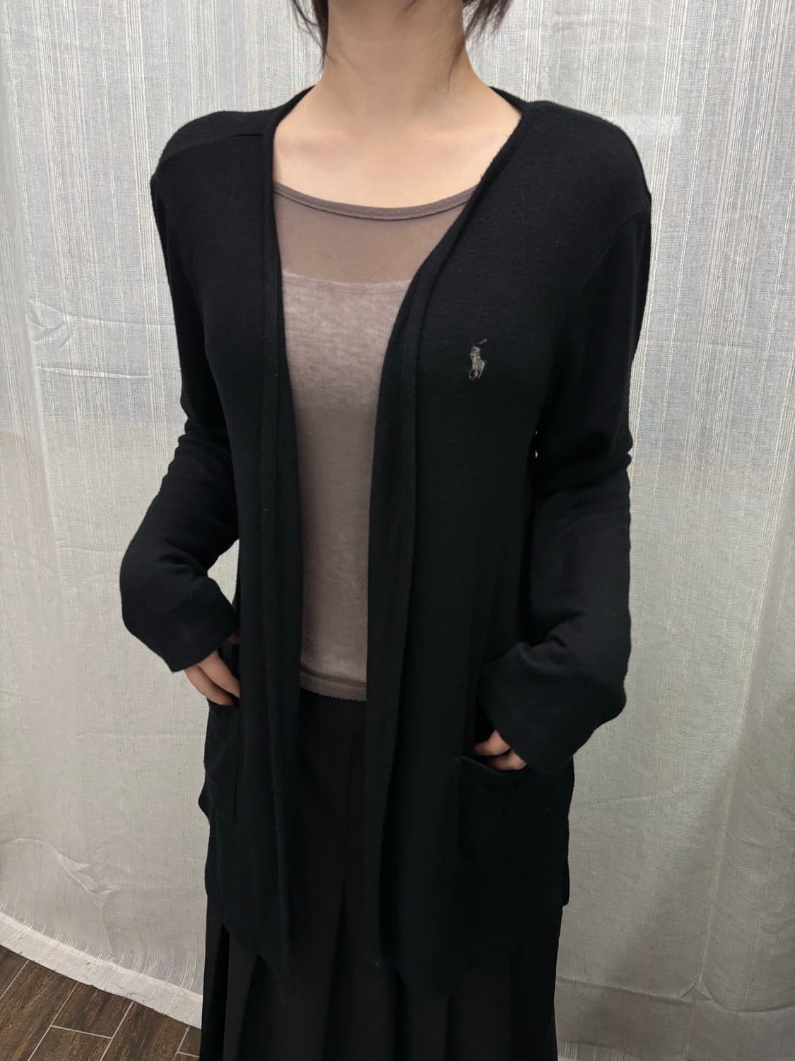 폴로 랄프로렌 블랙 가디건 상품이미지2