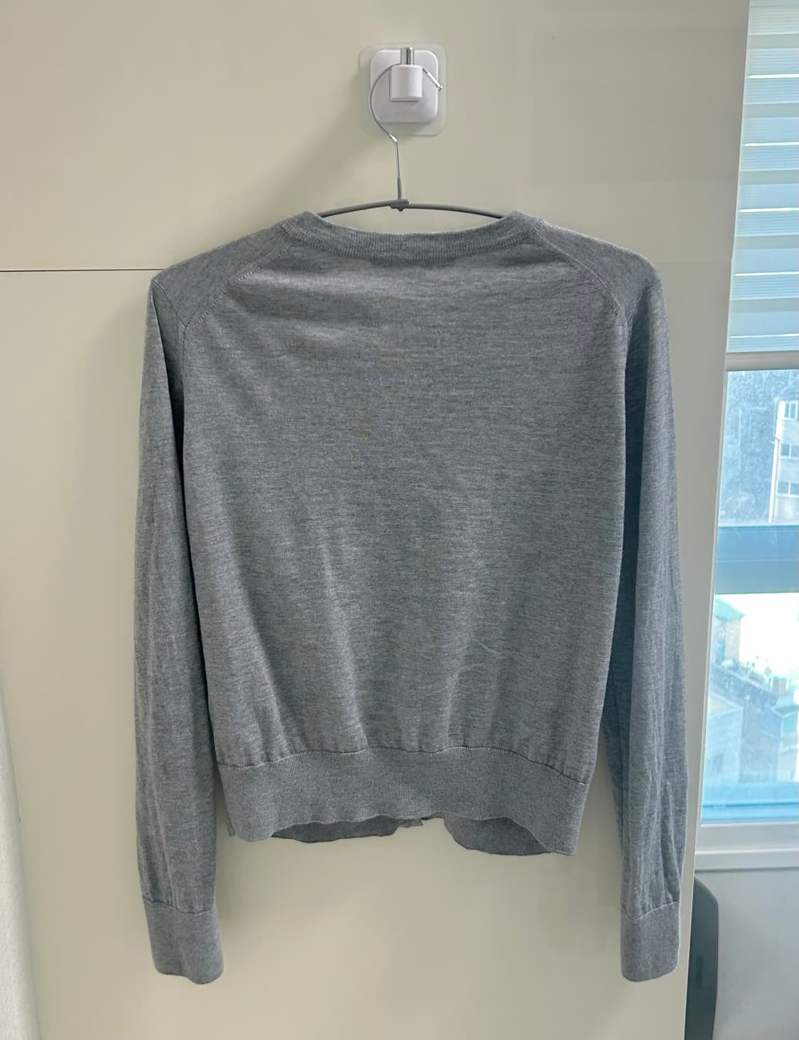 메종키츠네 베이비 폭스 패치 가디건 S 그레이 정품 상품이미지2