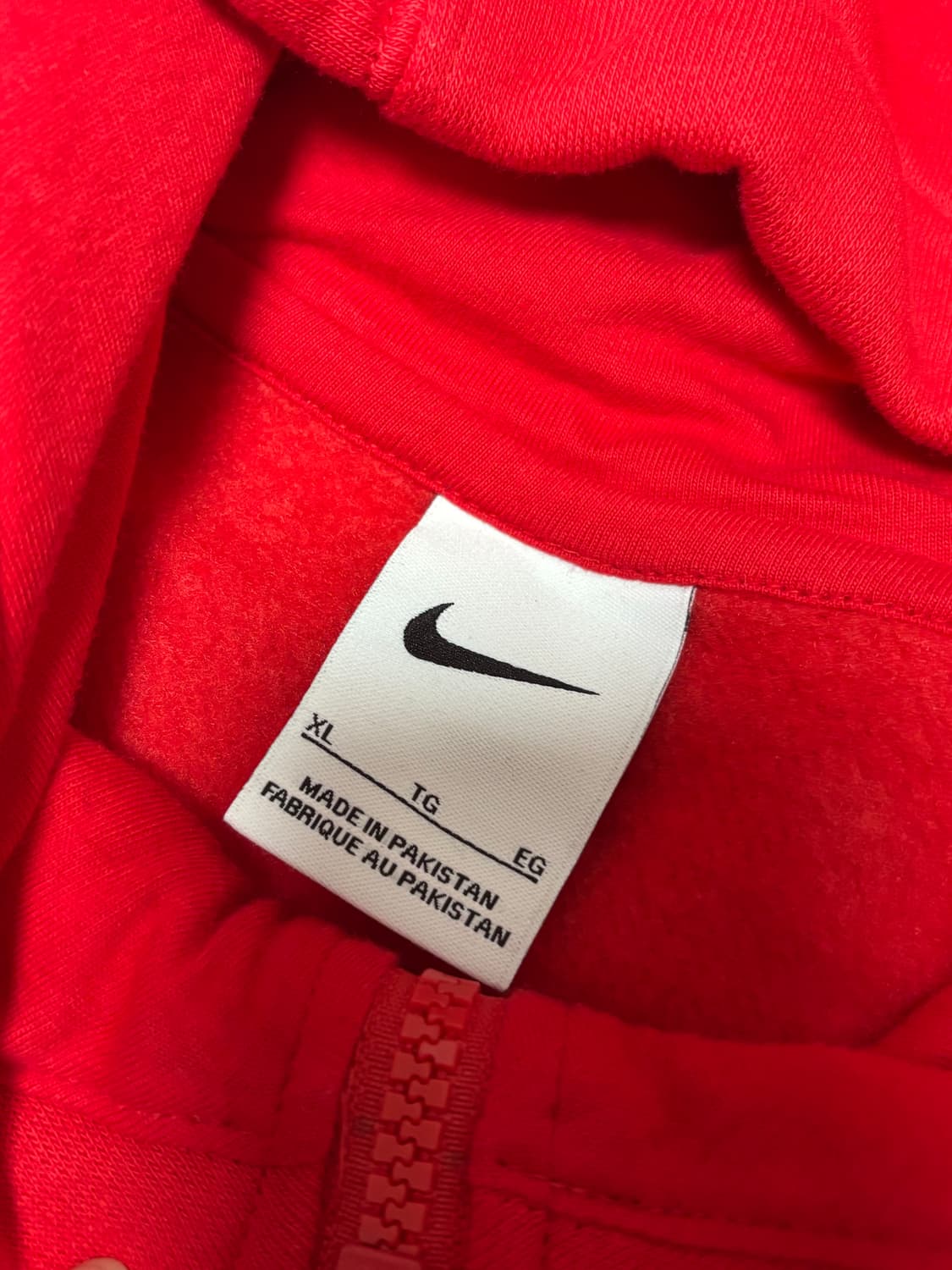 나이키 후드집업 레드 XL 상품이미지2
