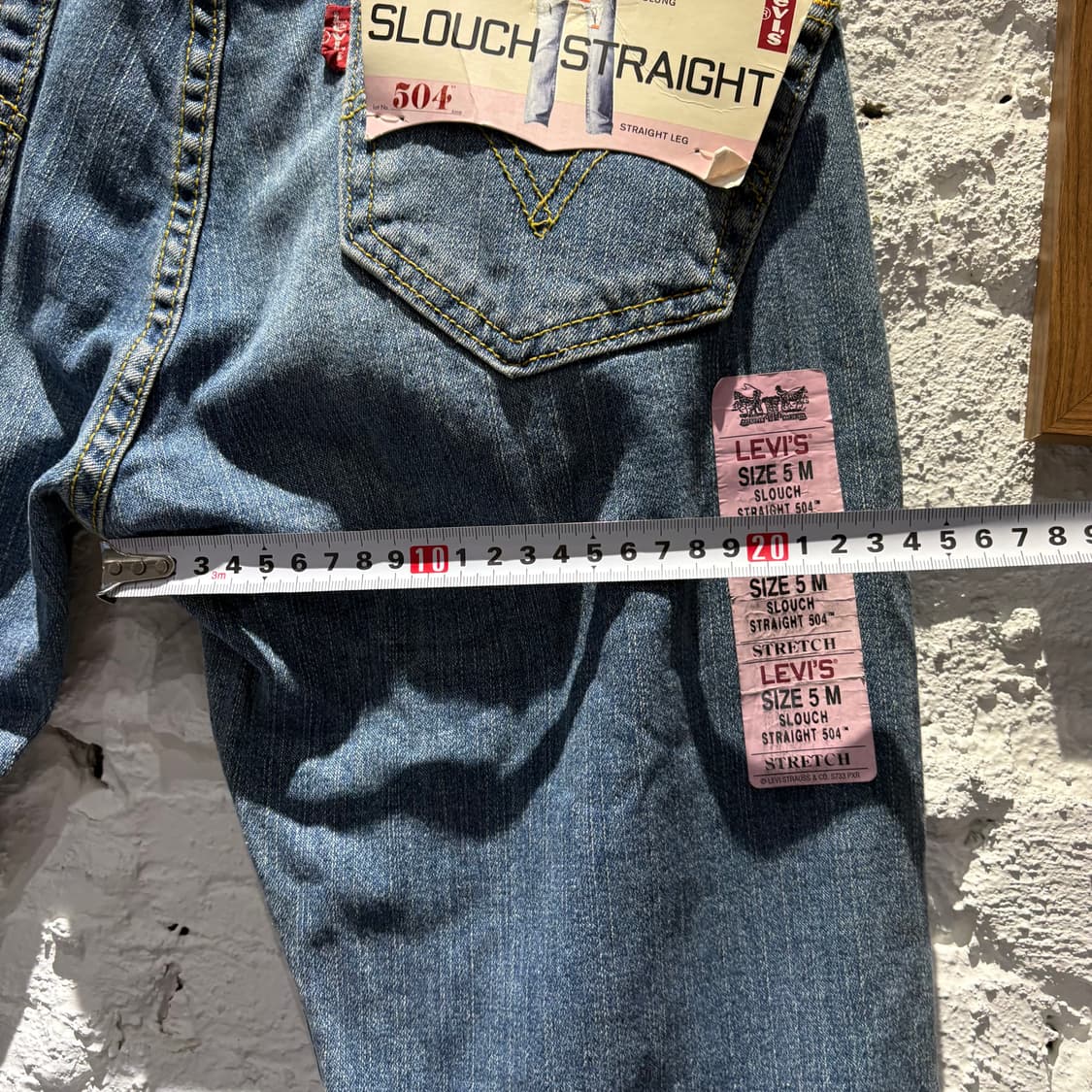 리바이스 504 데드스탁 슬로우치 데님팬츠 상품이미지7