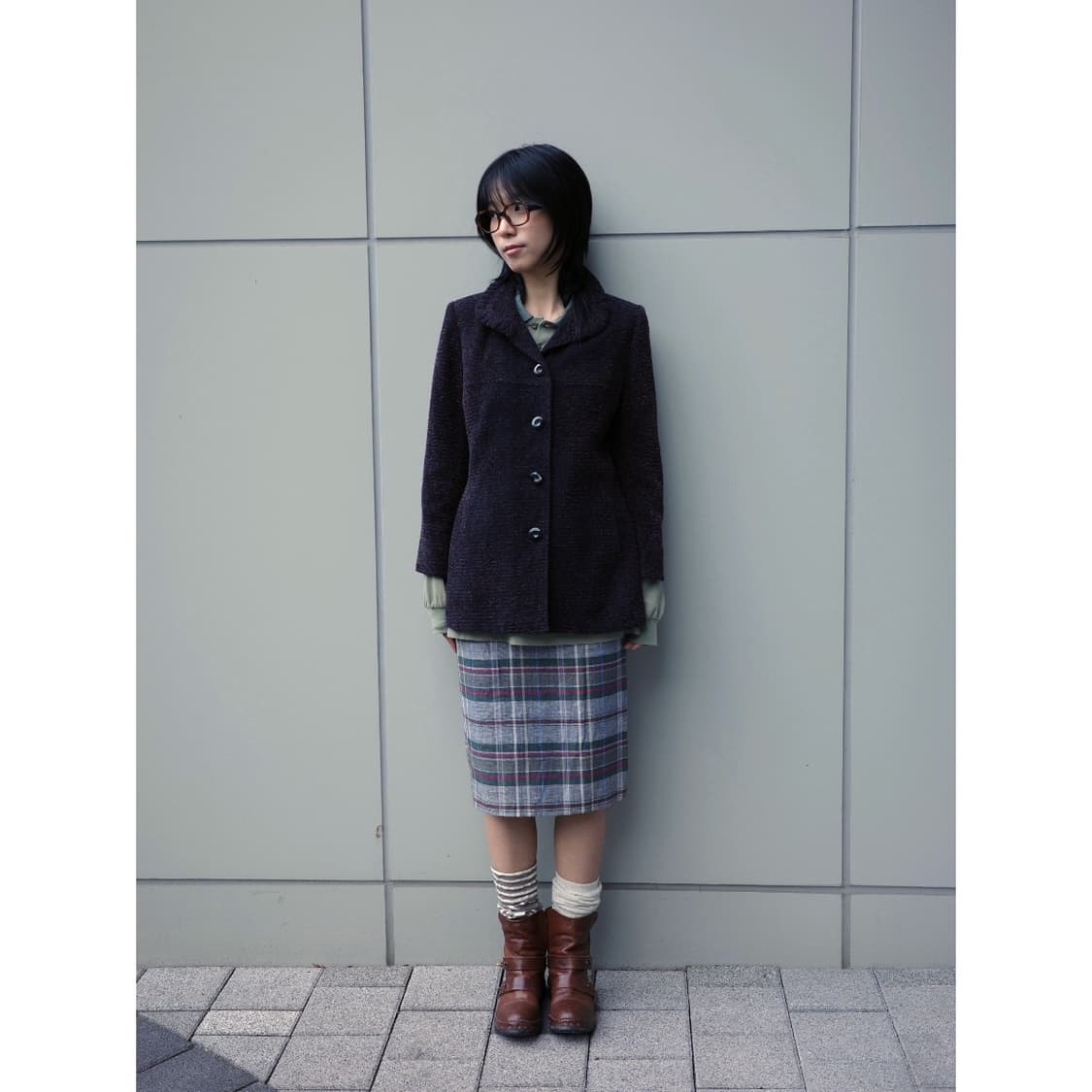 빈티지 차콜 자켓 상품이미지2