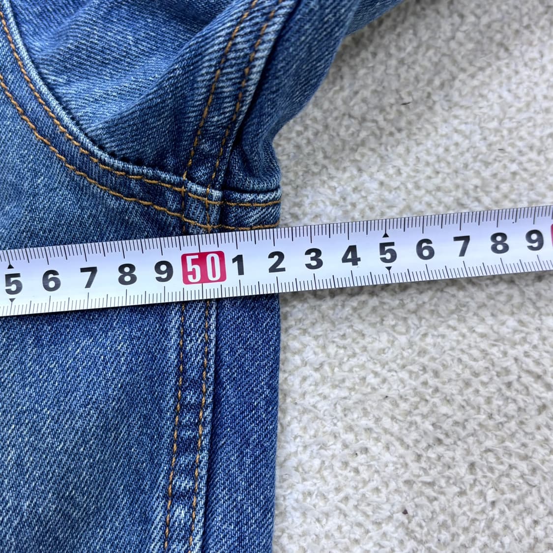 실측확인 H&M 남성 데님 자켓 0430E 상품이미지5
