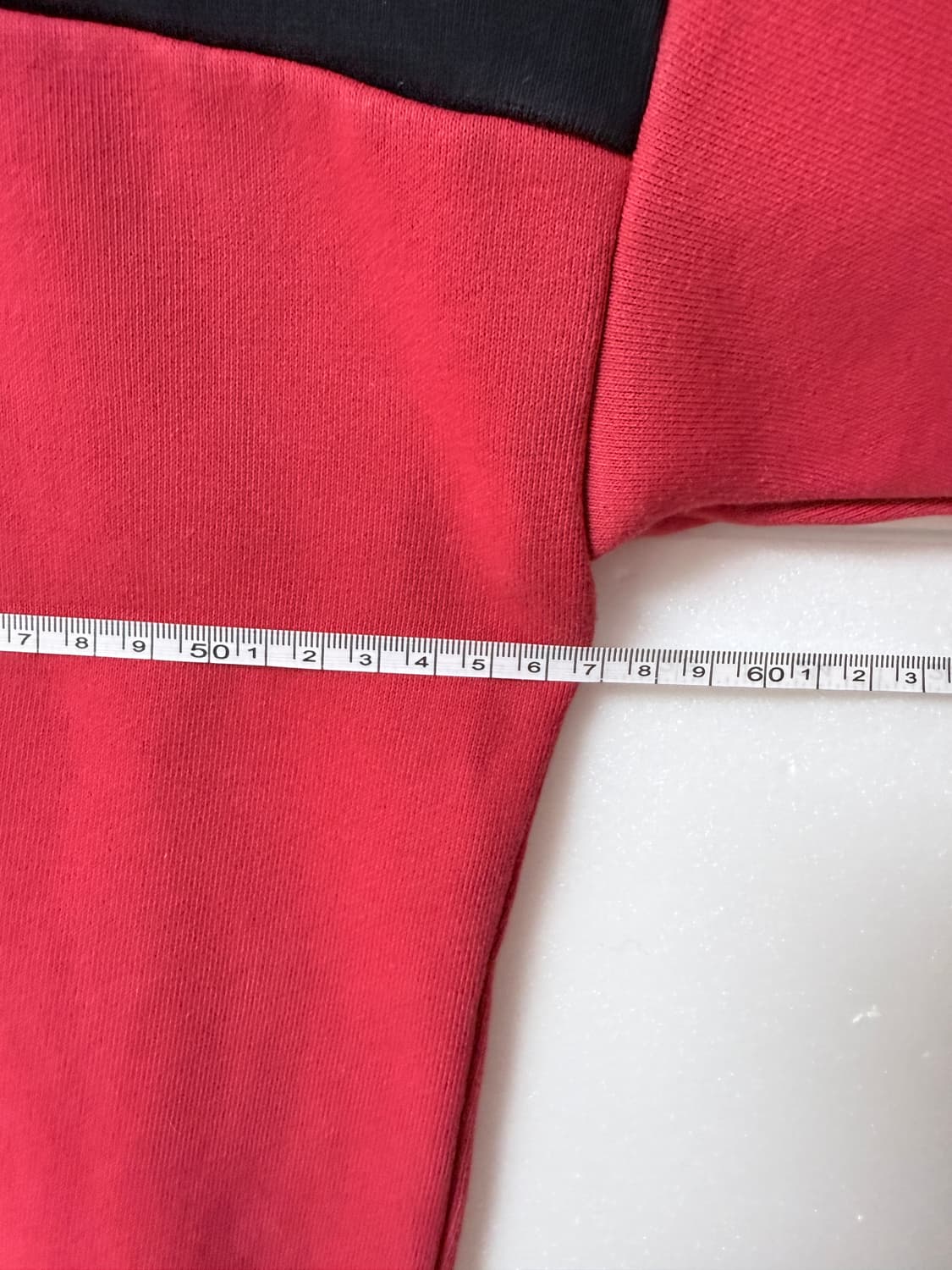 다이나핏(DYNAFIT) 배색 맨투맨 블랙&레드 95 데일리 상품이미지6