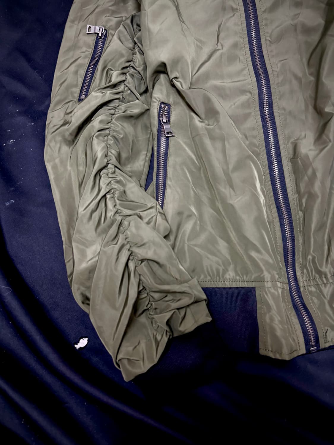 [IN THE ATTIC] Khaki shirring Detail Jac 상품이미지3