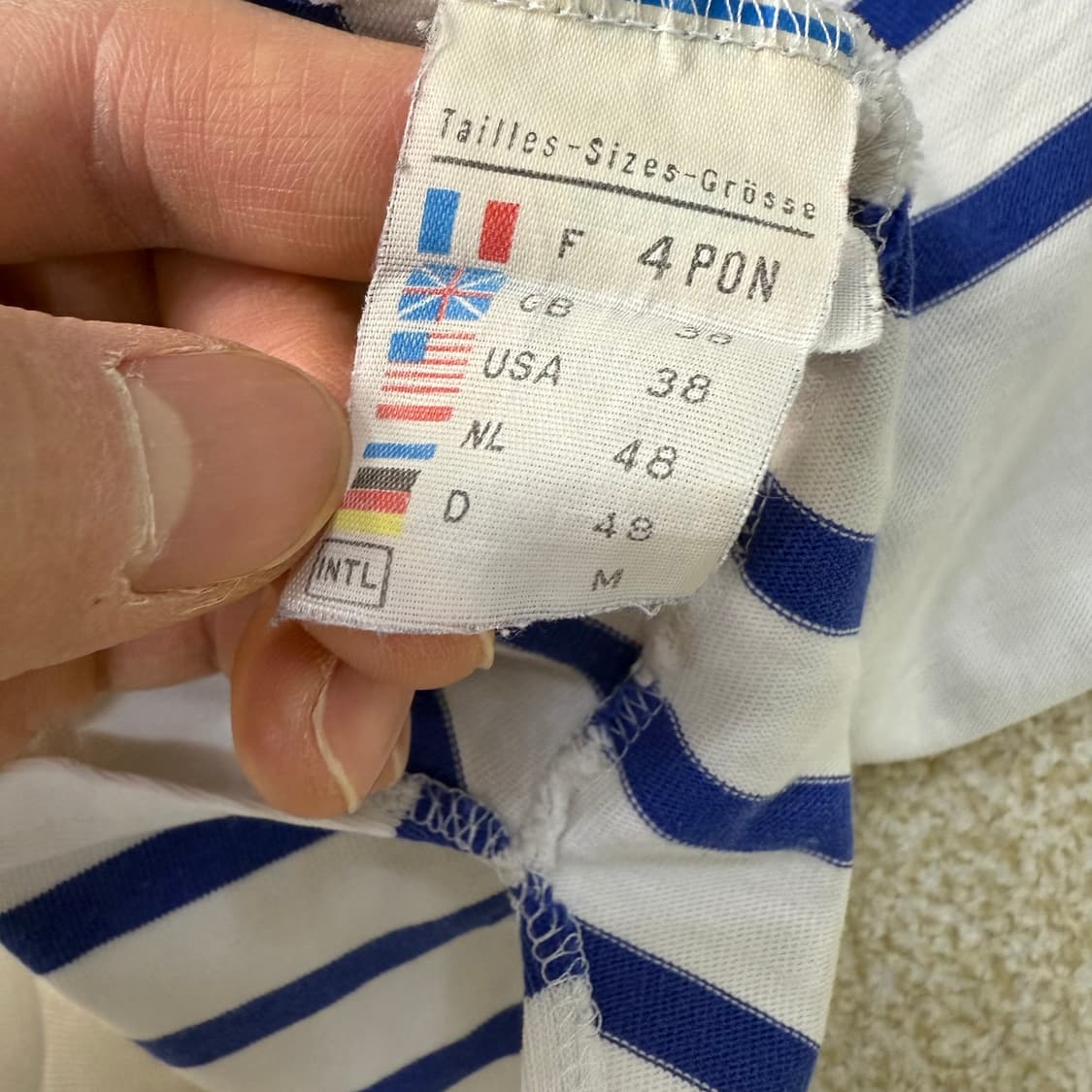 [M] 세인트제임스 여성 스프라이트 긴팔티셔츠 1230T1 상품이미지7