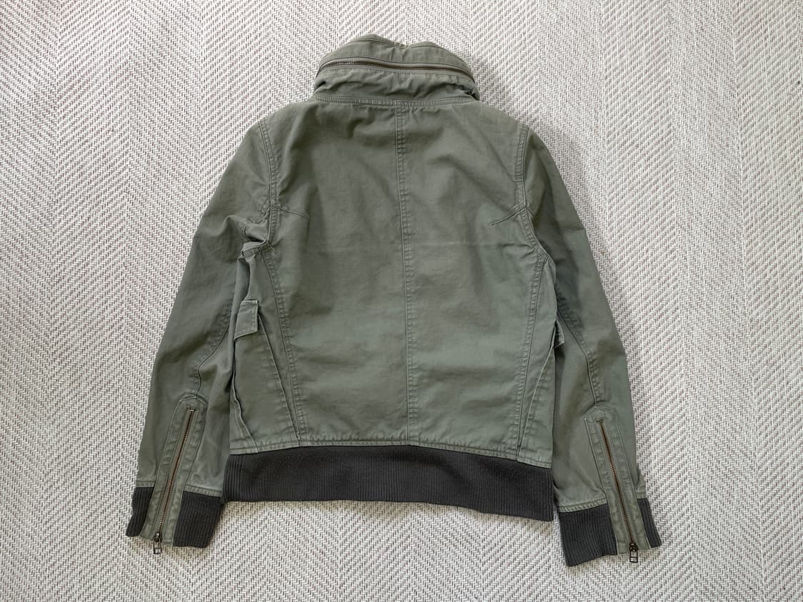 Lari 하이브리드 유틸리티 밀리터리 자켓 y2k goa 상품이미지5