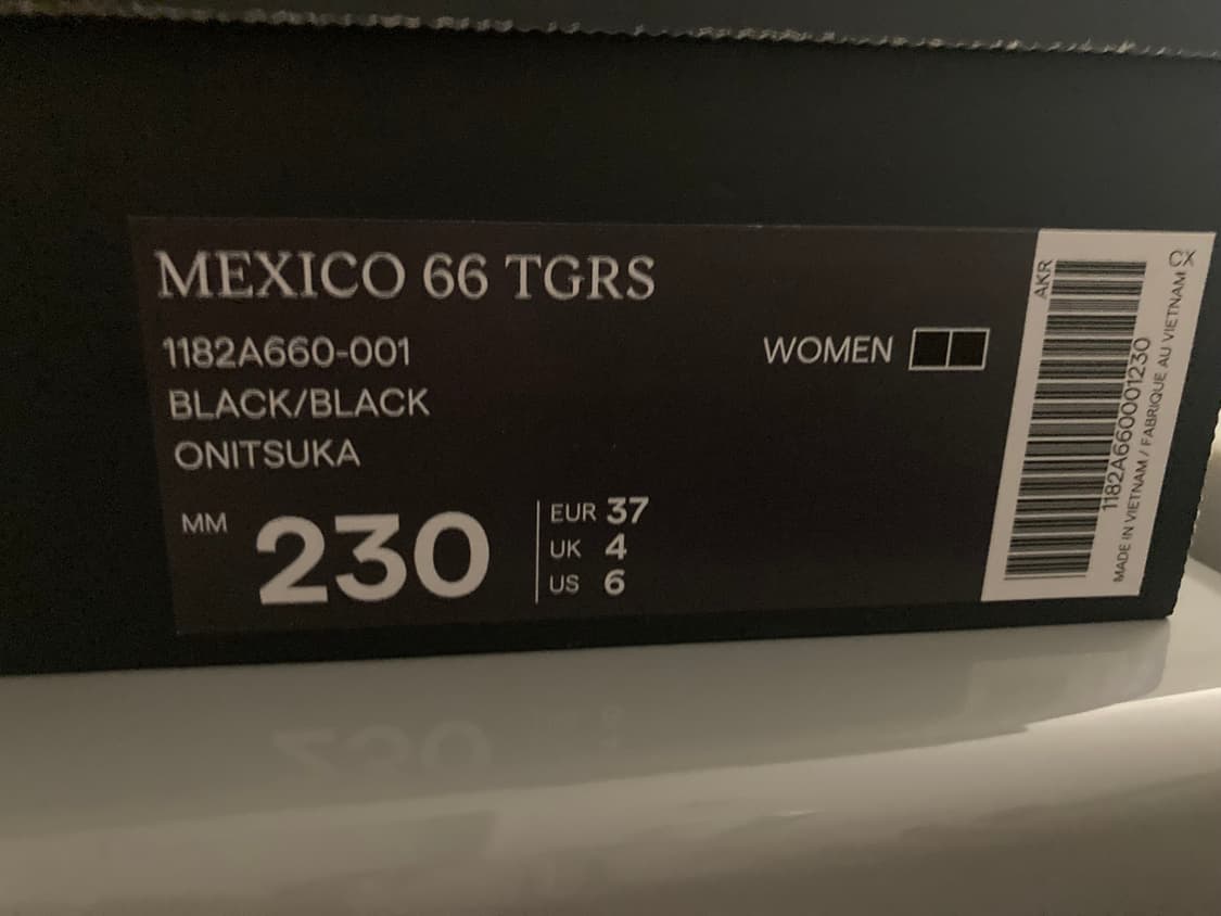 오니츠카타이거 멕시코66 tgrs 새상품 상품이미지3