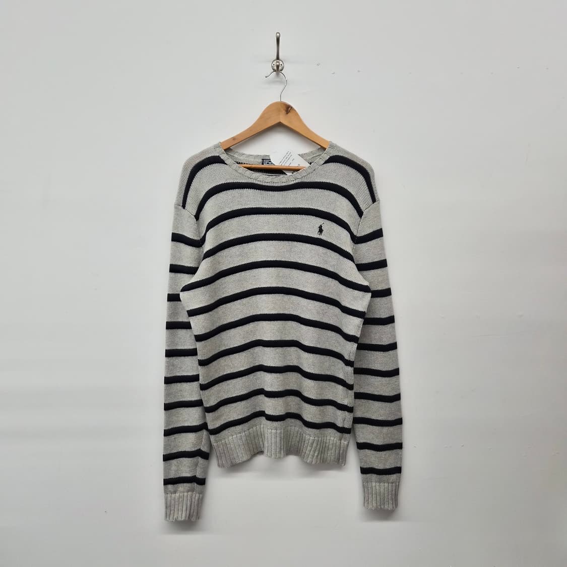 폴로 랄프로렌 스트라이프 긴팔 니트 남녀공용 M 상품이미지1