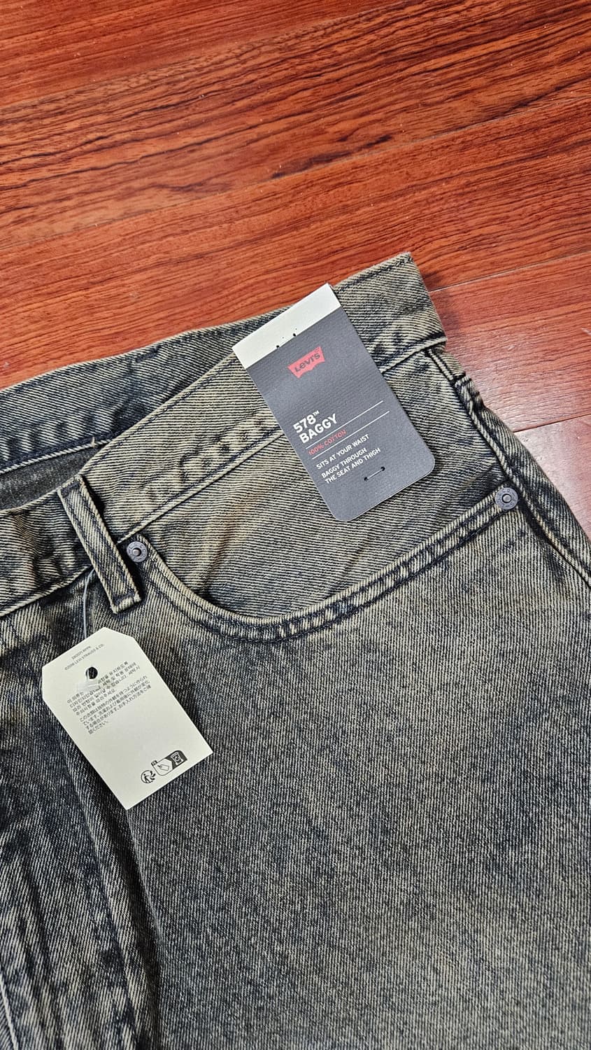(새상품) Levi’s 578 배기 데님 38x30 상품이미지6