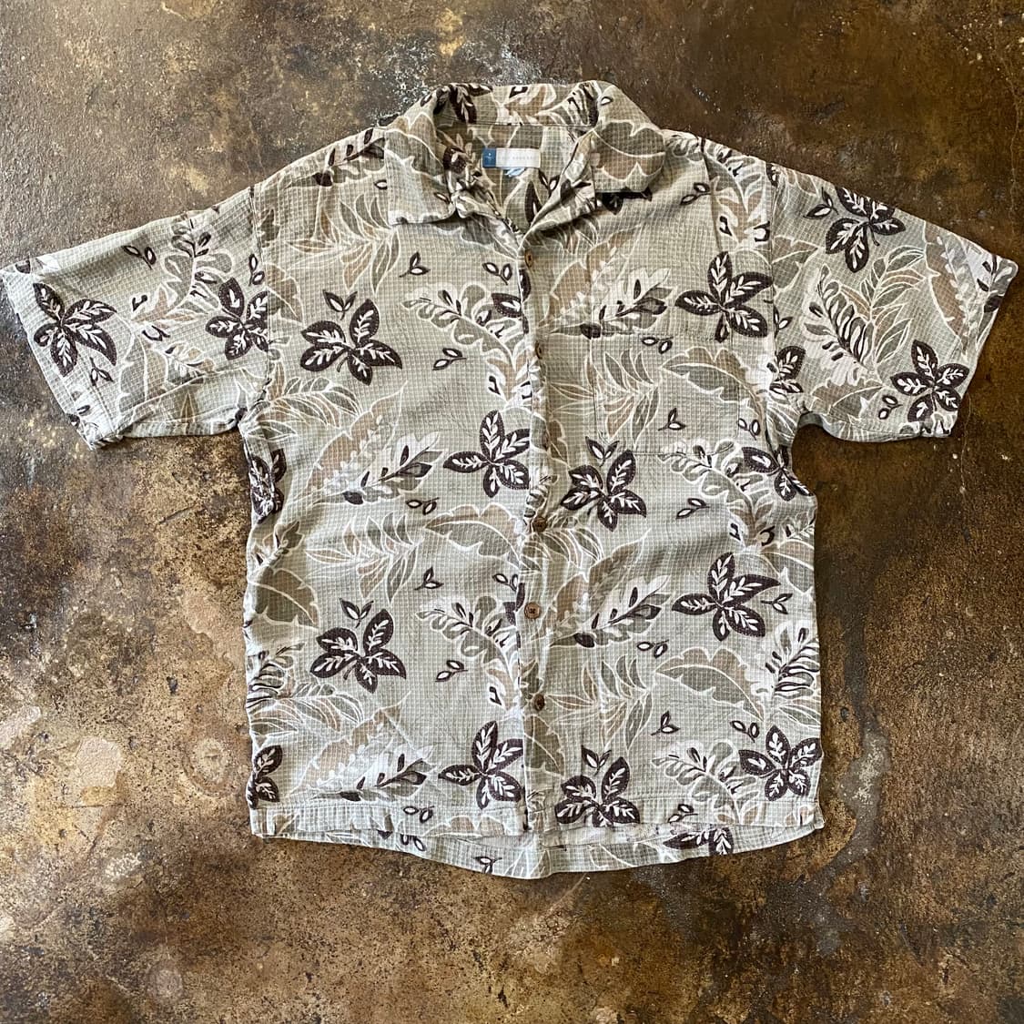 빈티지 플라워 반팔 셔츠 상품이미지1