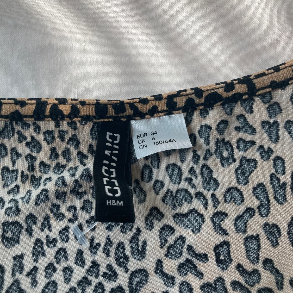 H&M 레오파드 점프수트 34 새상품 상품이미지3