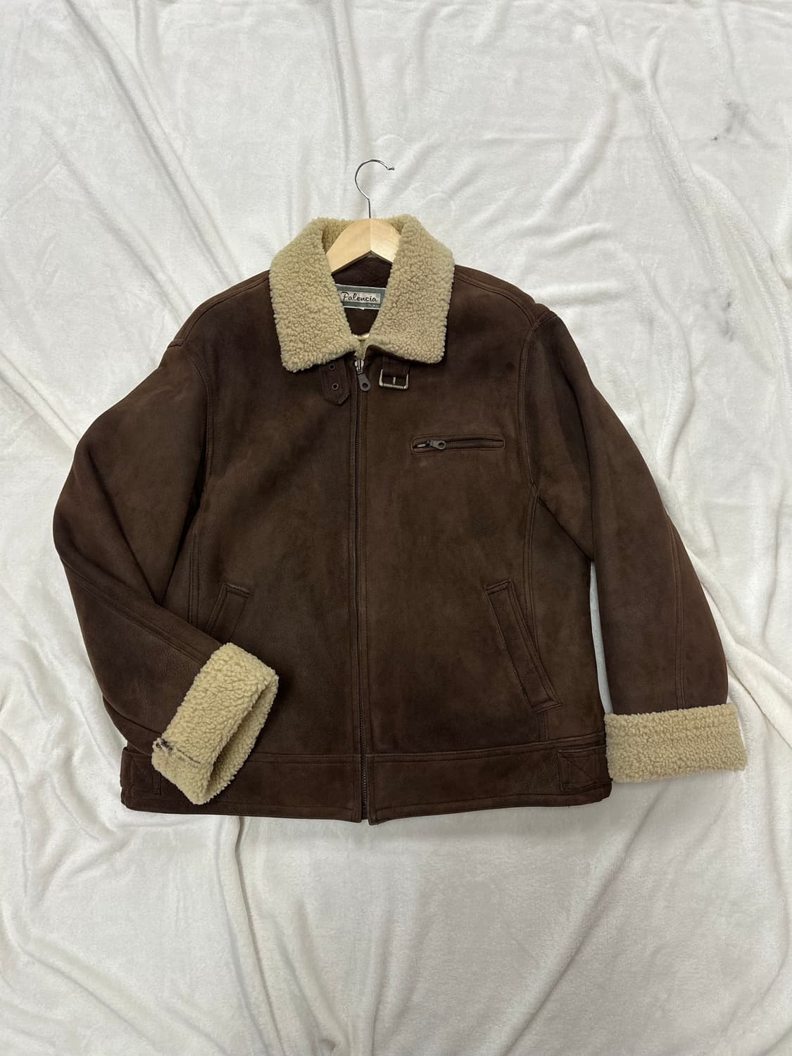 (M)빈티지 B-3 무스탕 자켓 브라운 상품이미지1