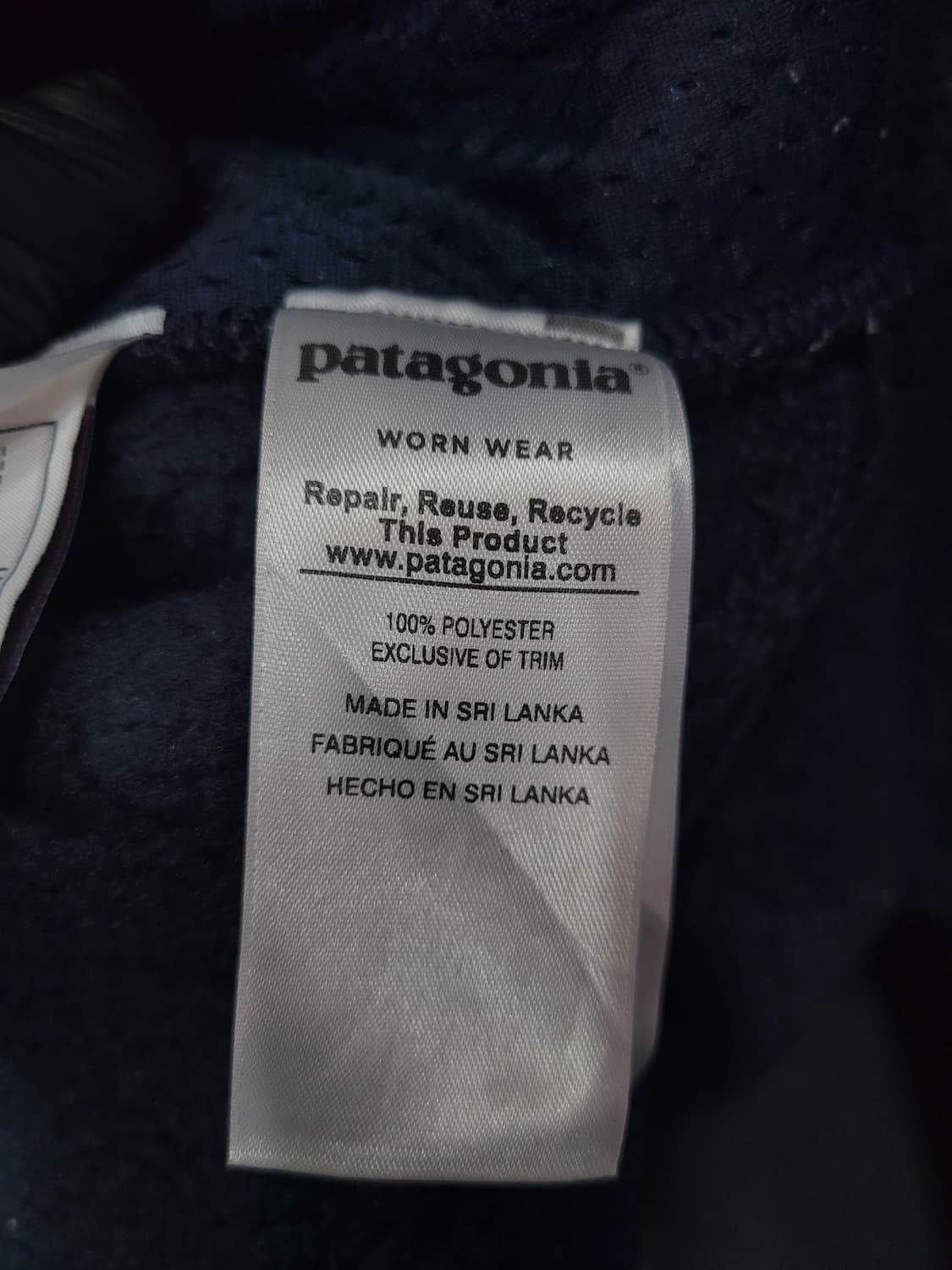 파타고니아 레트로 파일 플리스 네이비 자켓 상품이미지7