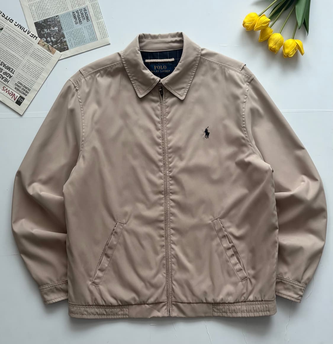 Polo 폴로랄프로렌 베이지 바이스윙 자켓 상품이미지2