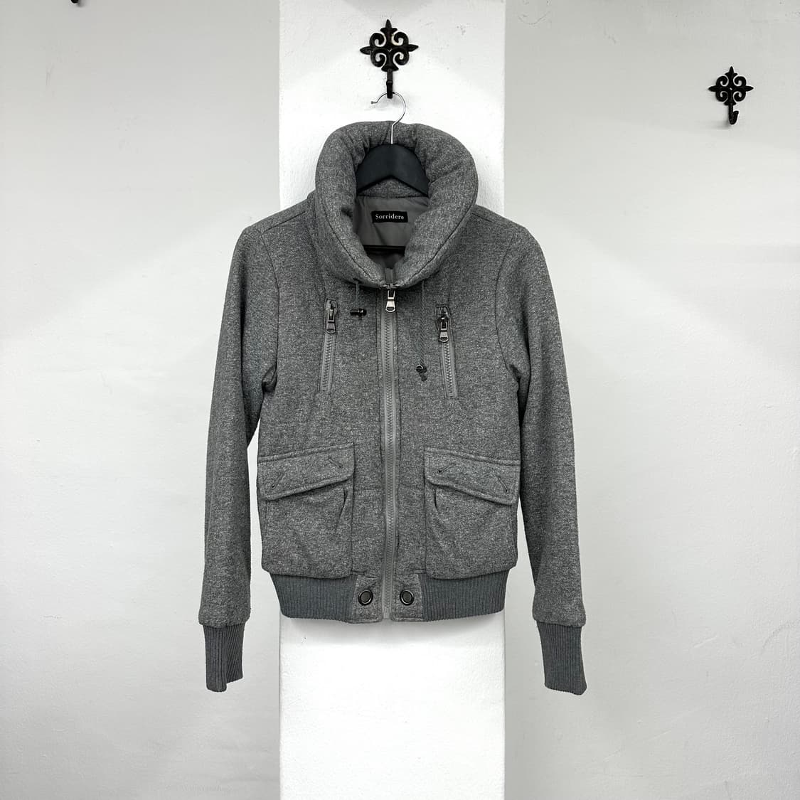 Sorridere grey highneck jacket 상품이미지1