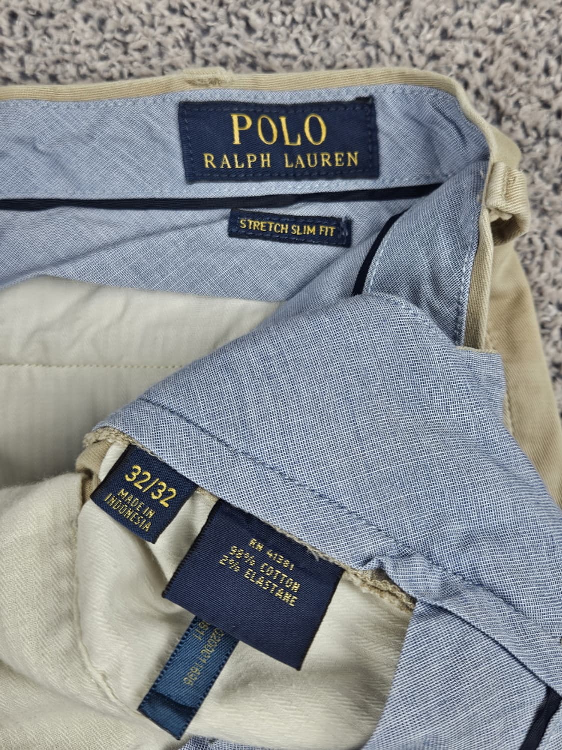 폴로랄프로렌 스트레치 슬림 치노 팬츠 ( 32 X 32 ) / 10141 상품이미지7