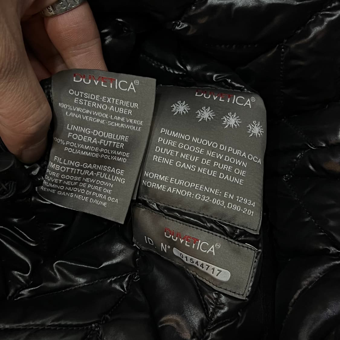  듀베티카 레더패치 다운 코트 y14813 상품이미지8