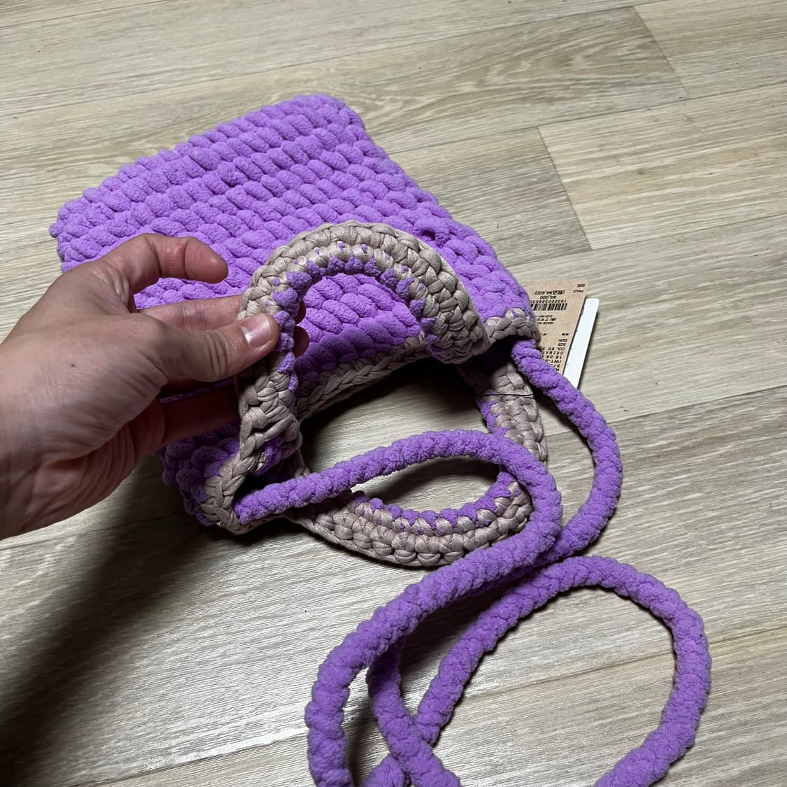 (OS) 새상품 니코앤드 niko and 오리지널 2way 니트 숄더백 상품이미지7