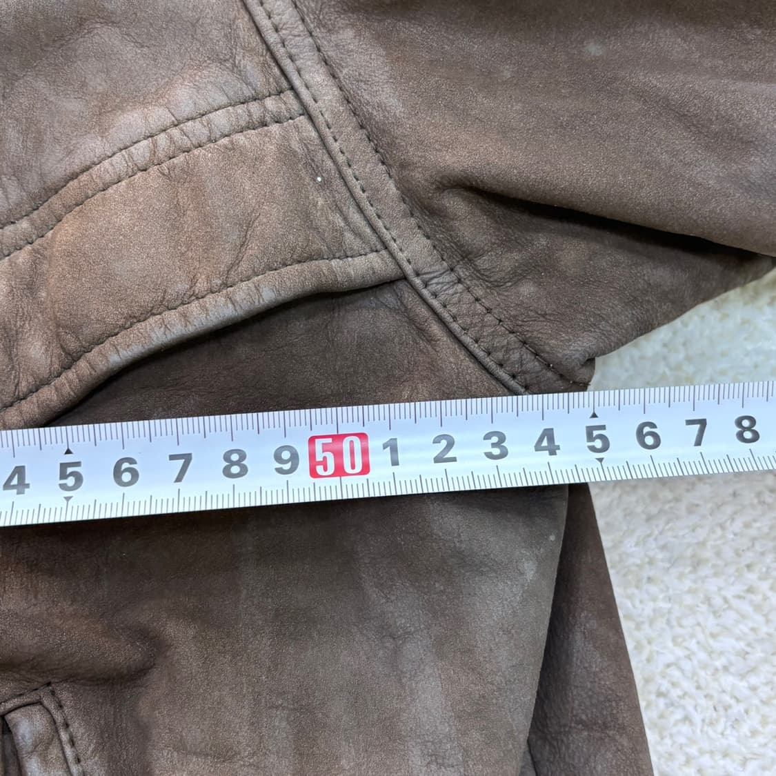 L MANSTAR 빈티지 레더 자켓 0320E 상품이미지6