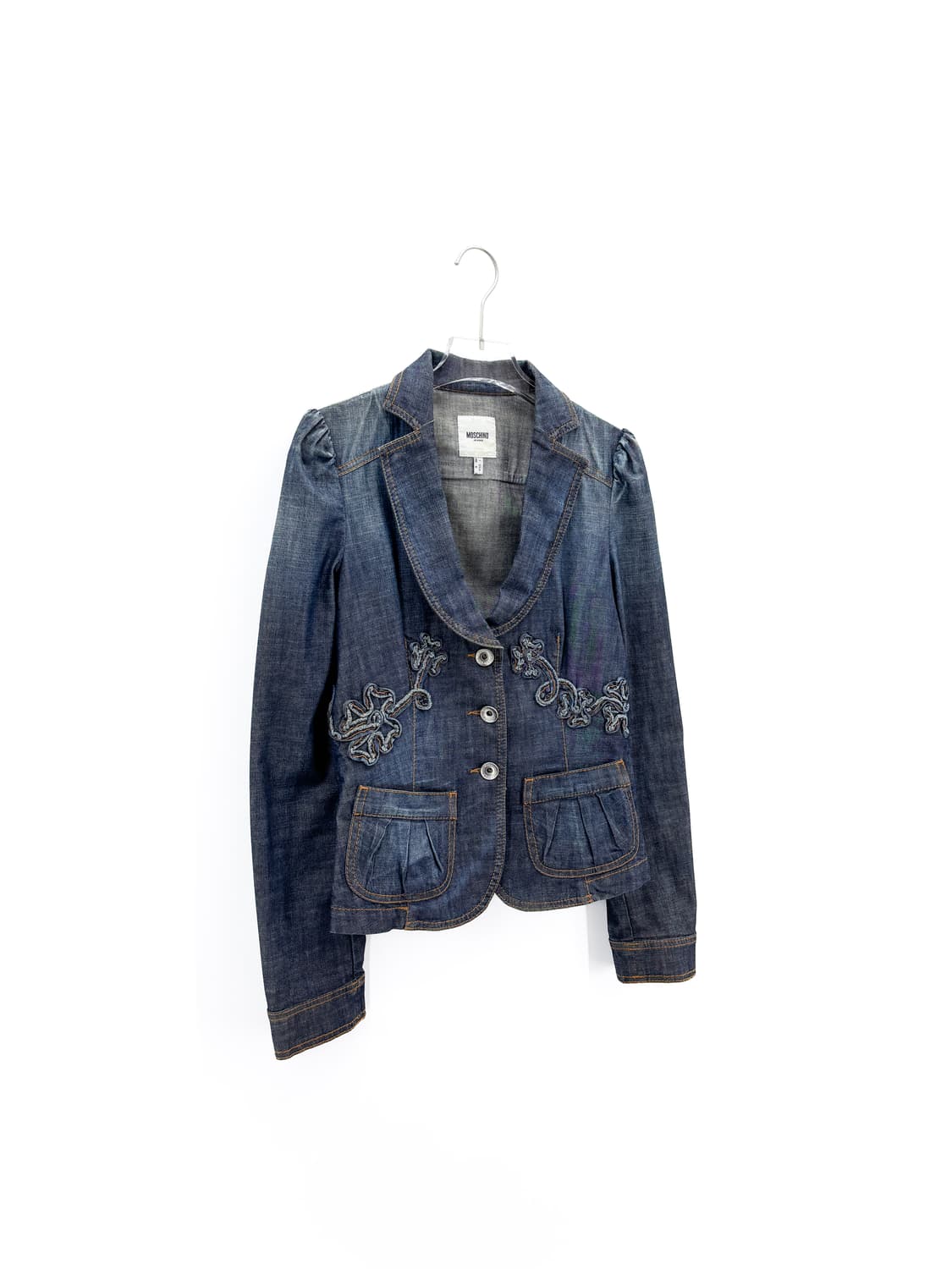 모스키노 플라워 아플리케 데님자켓 상품이미지1