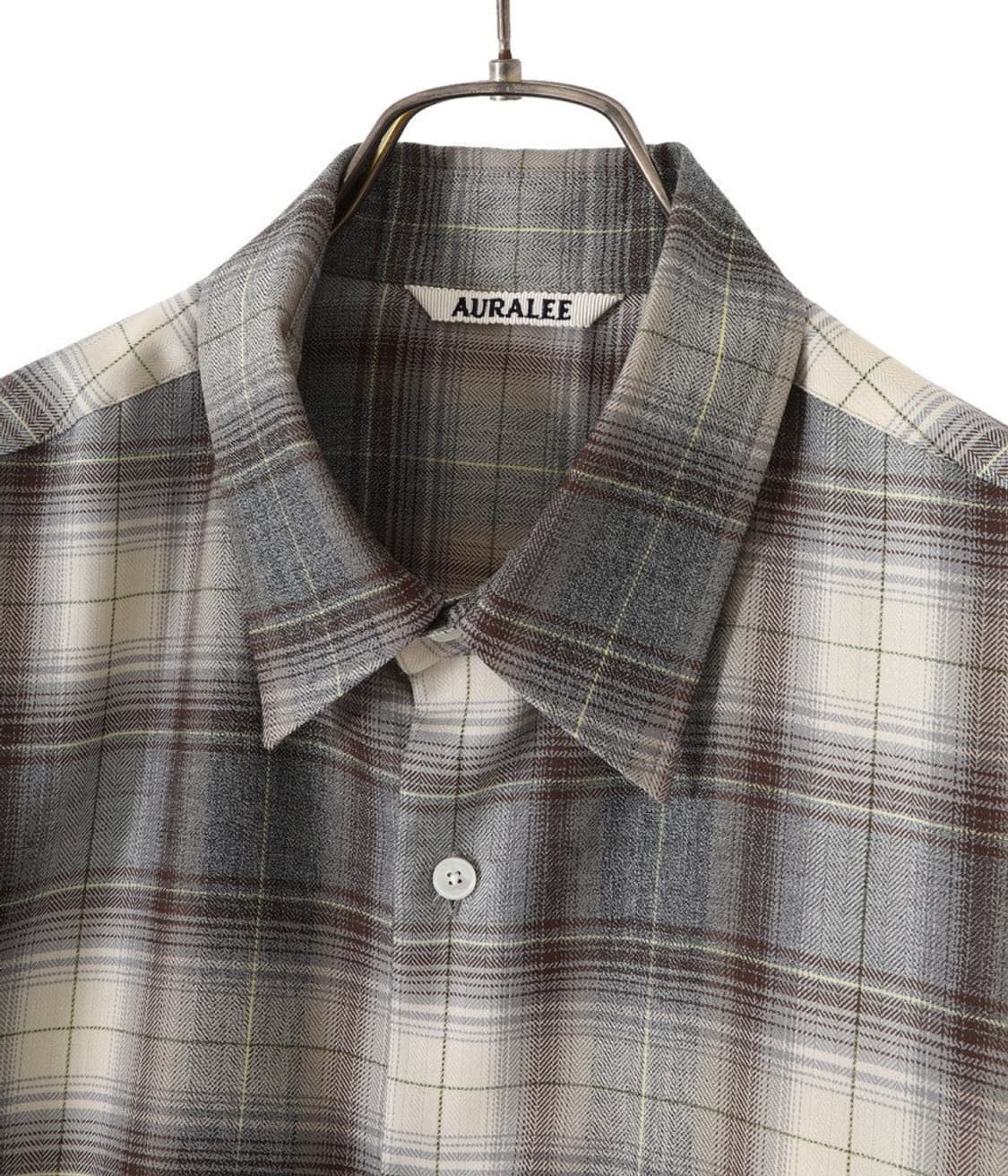 오라리 / 슈퍼 라이트 울 체크셔츠 / 3 상품이미지5