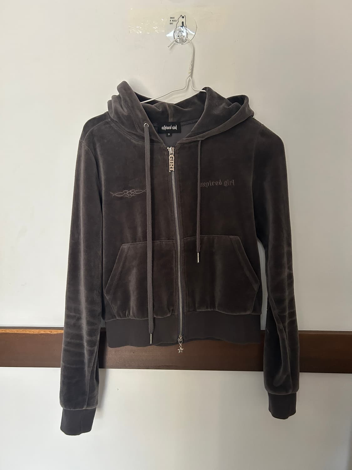 벨벳 후드집업  상품이미지1