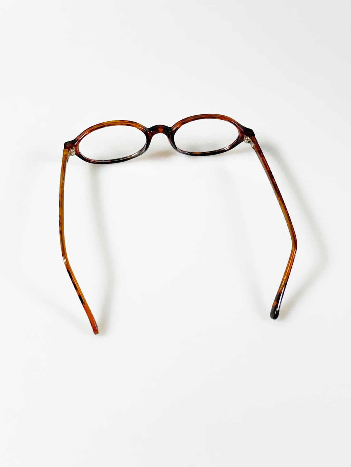 90s JOANNA 토터스쉘 오벌 뿔테 빈티지 안경 상품이미지5
