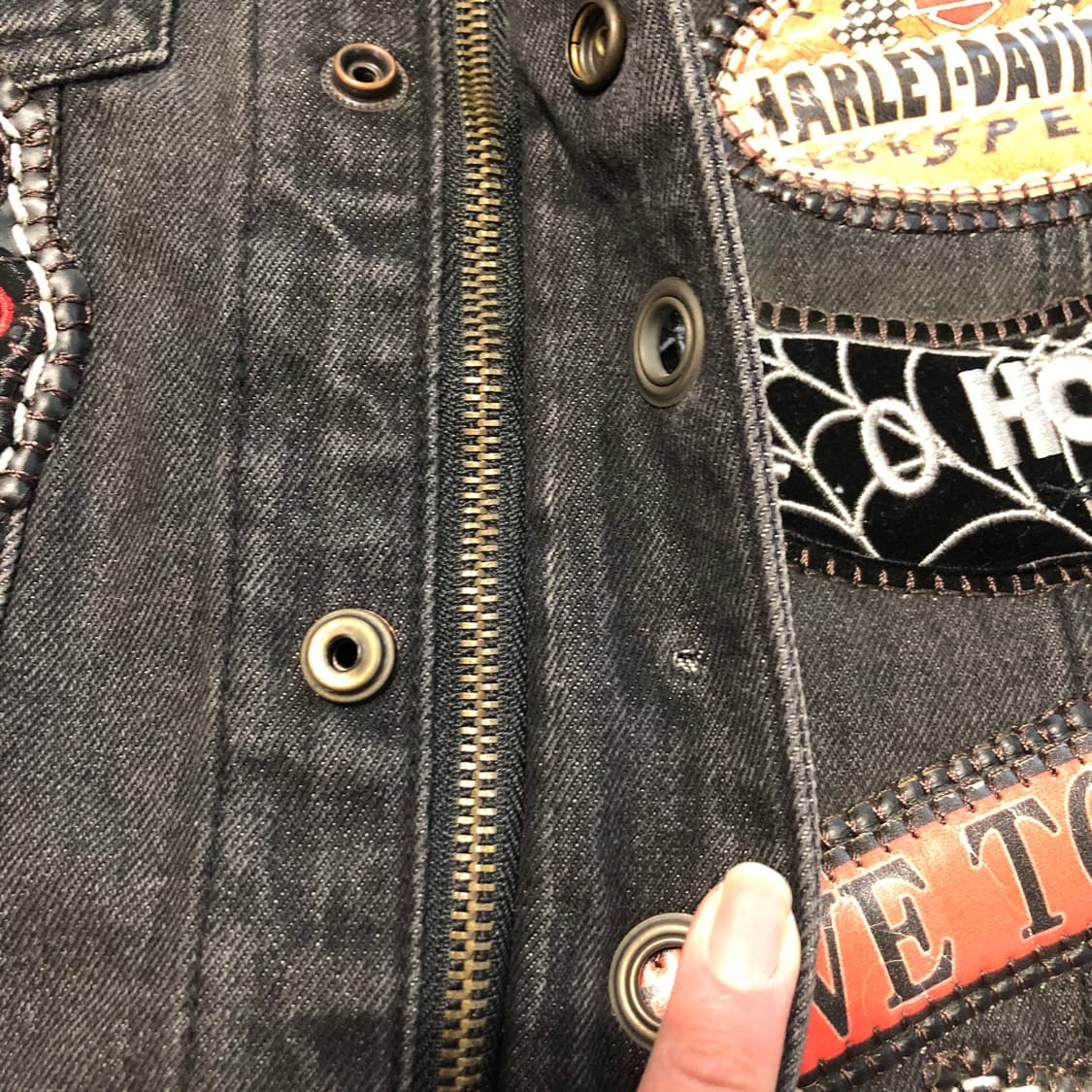 허프아이젠 할리데이비슨 커스텀 조끼  상품이미지7