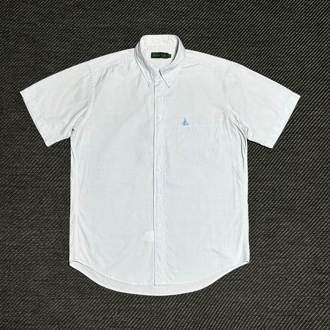 [L] Beanpole 빈폴 하늘색 반팔 코튼 셔츠 상품이미지1