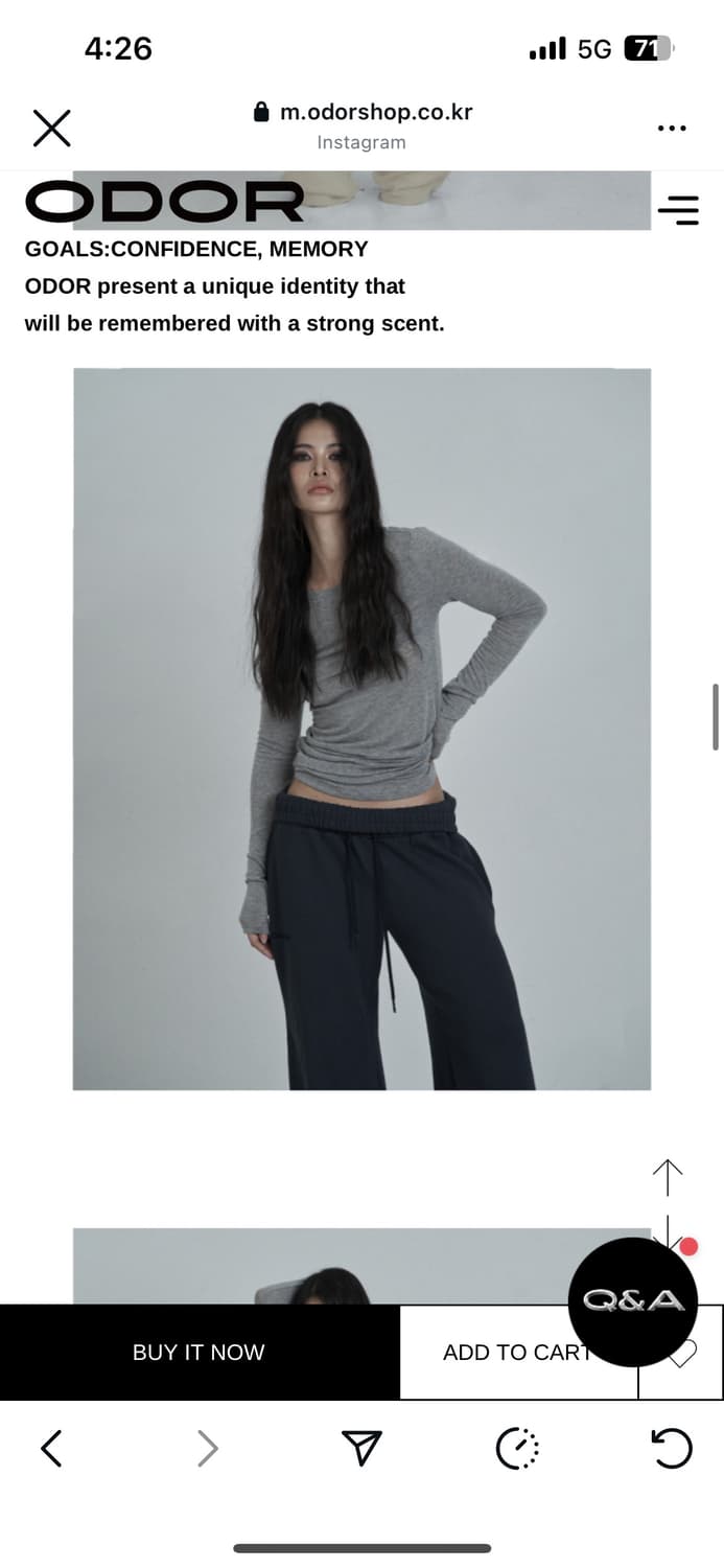 오도어 스킨 팬츠 네이비 새거 팝니다 상품이미지2