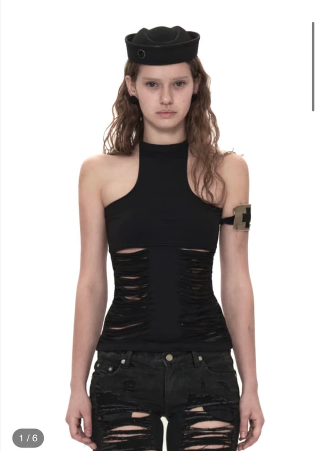 604service FRINGED CUTTING TOP 상품이미지1