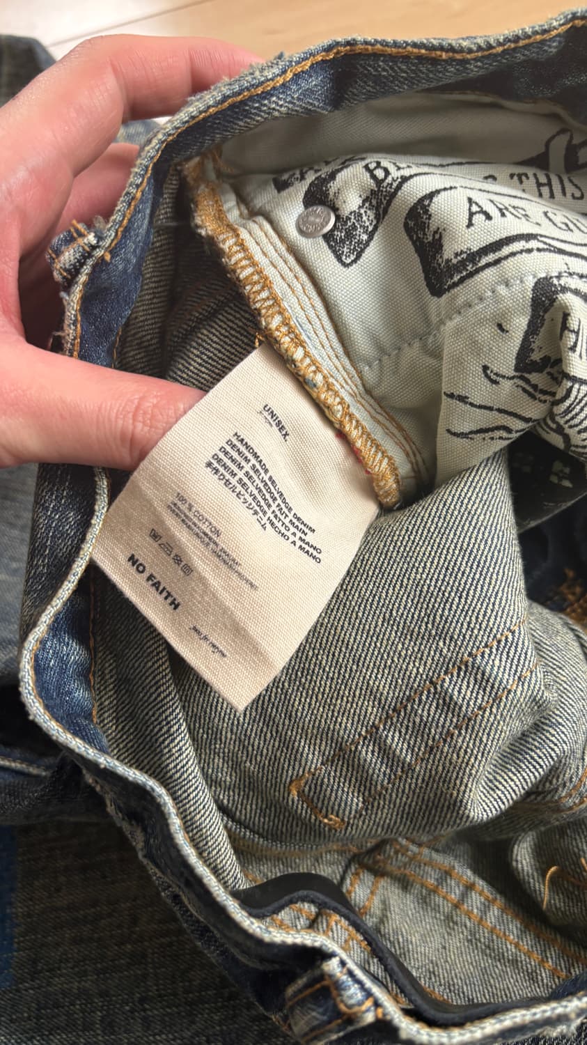 [신품] 노페이스 스튜디오 브로큰 러스트 페이딩 데님 M  상품이미지5