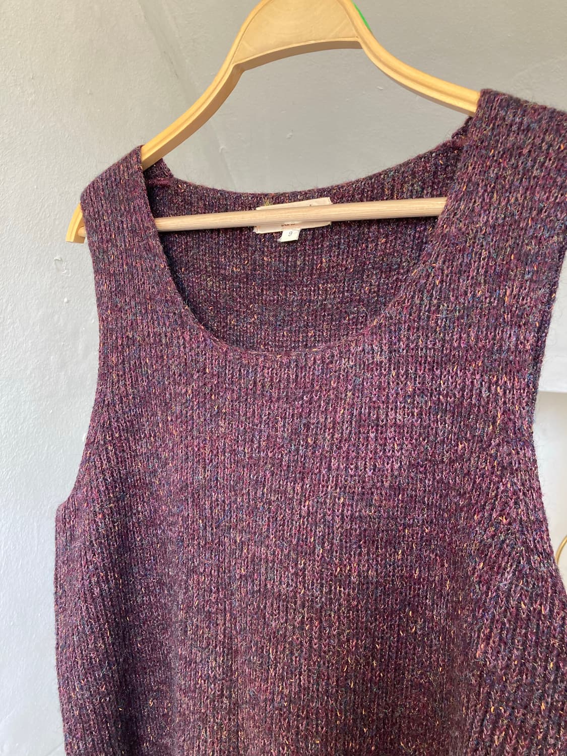 울 크롭 레이어드 니트 베스트 상품이미지2