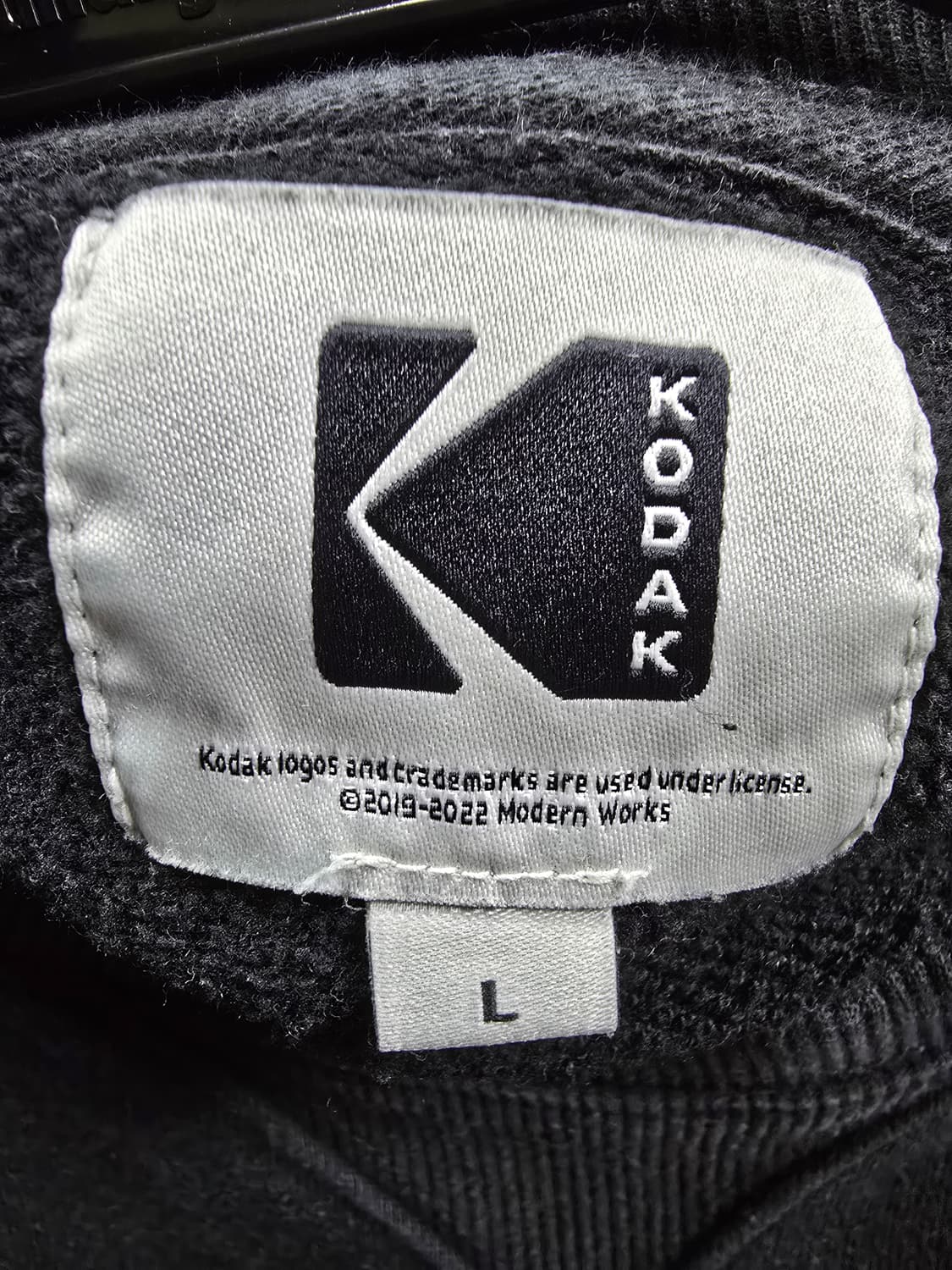 코닥 KODAK 블랙 맨투맨 (1633) 상품이미지3