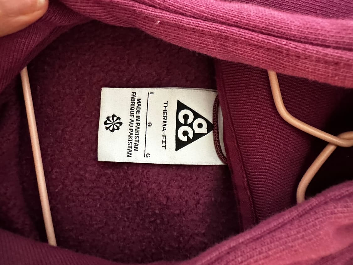 L) 나이키 ACG 써마핏 플리스 후드 로즈우드 상품이미지4