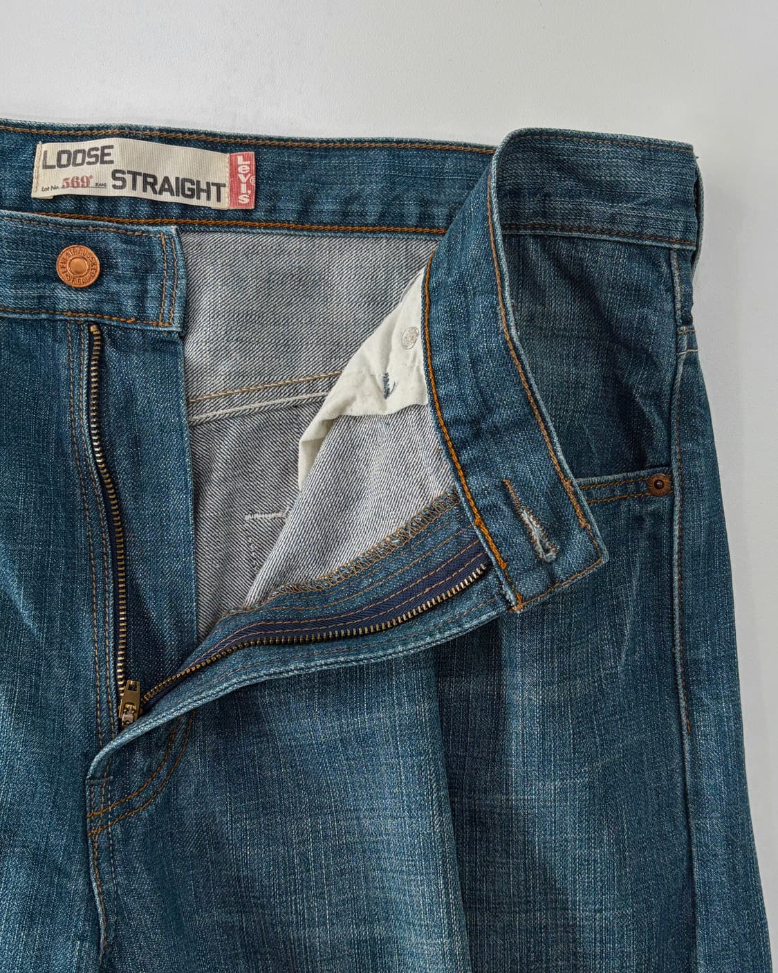[36인치]리바이스 00s 569 루즈 스트레이트 데님 팬츠 상품이미지4