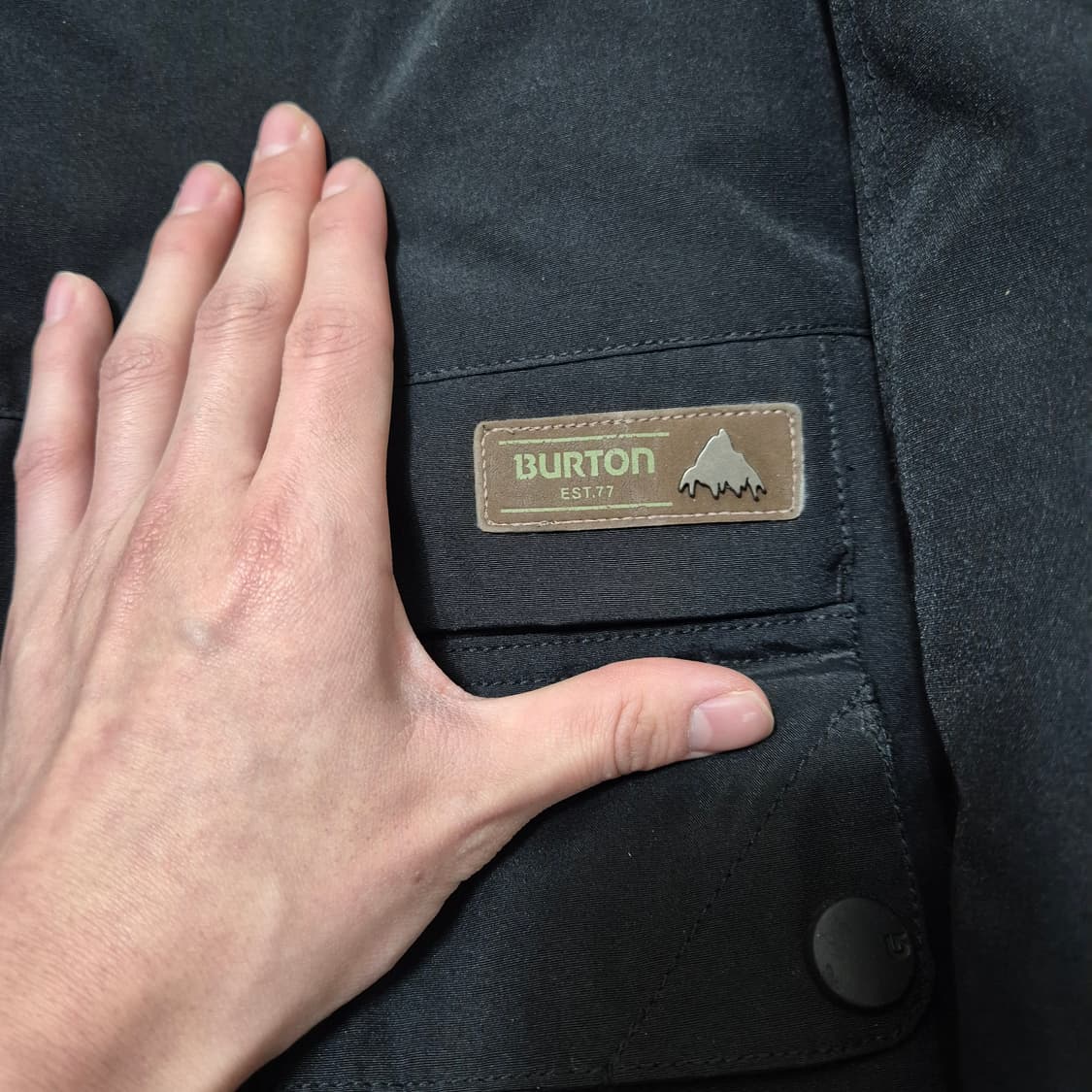 버튼 EST 1977 남성 스키복 덕다운 스키 패딩 M(95) 상품이미지6