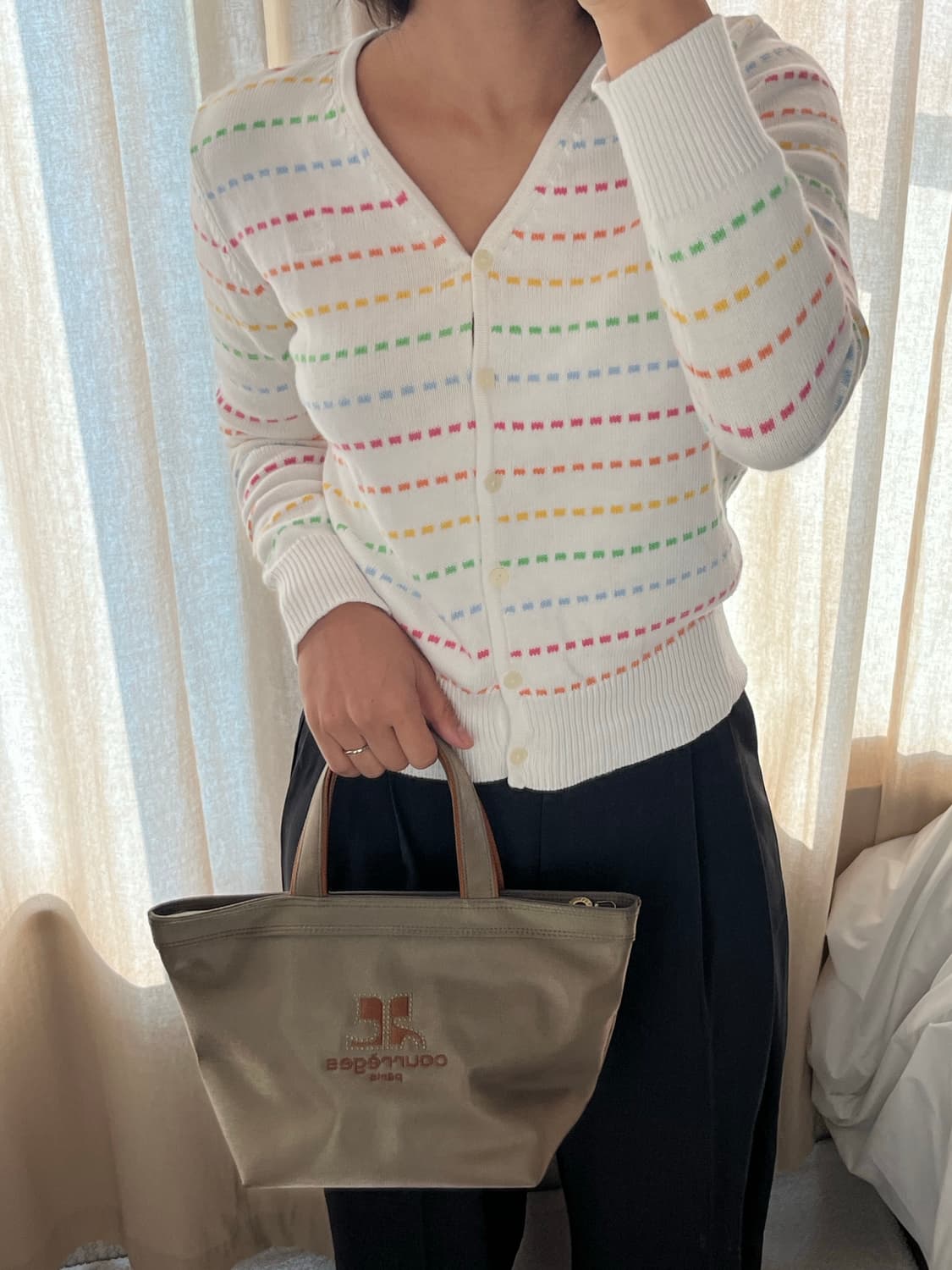 꾸레쥬 가디건 상품이미지8