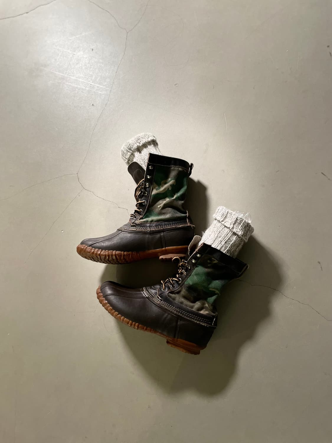 카벨라스 90‘s Vintage Camo Duck Boots 상품이미지1