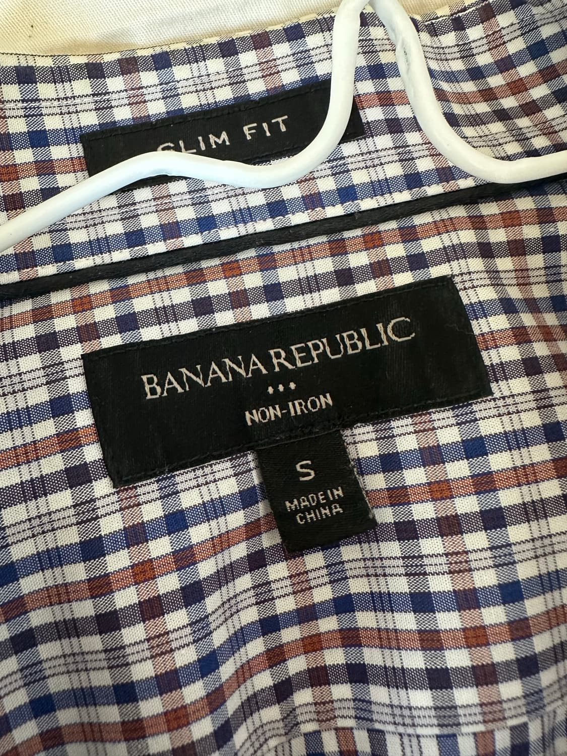 바나나리퍼블릭 체크셔츠 상품이미지2