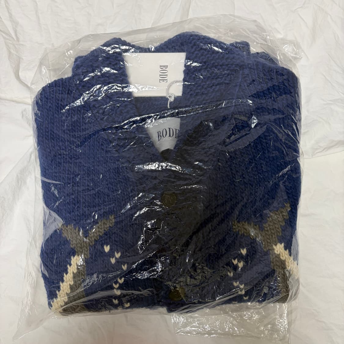 bode 그린 리버 숄카라 코위찬 가디건 상품이미지6