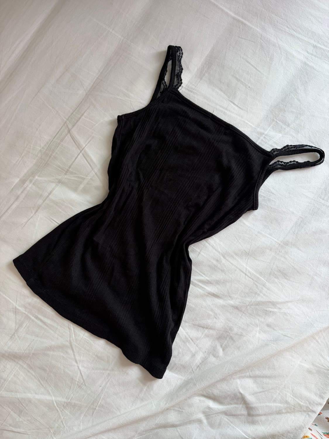 블랙 레이스 나시 상품이미지1