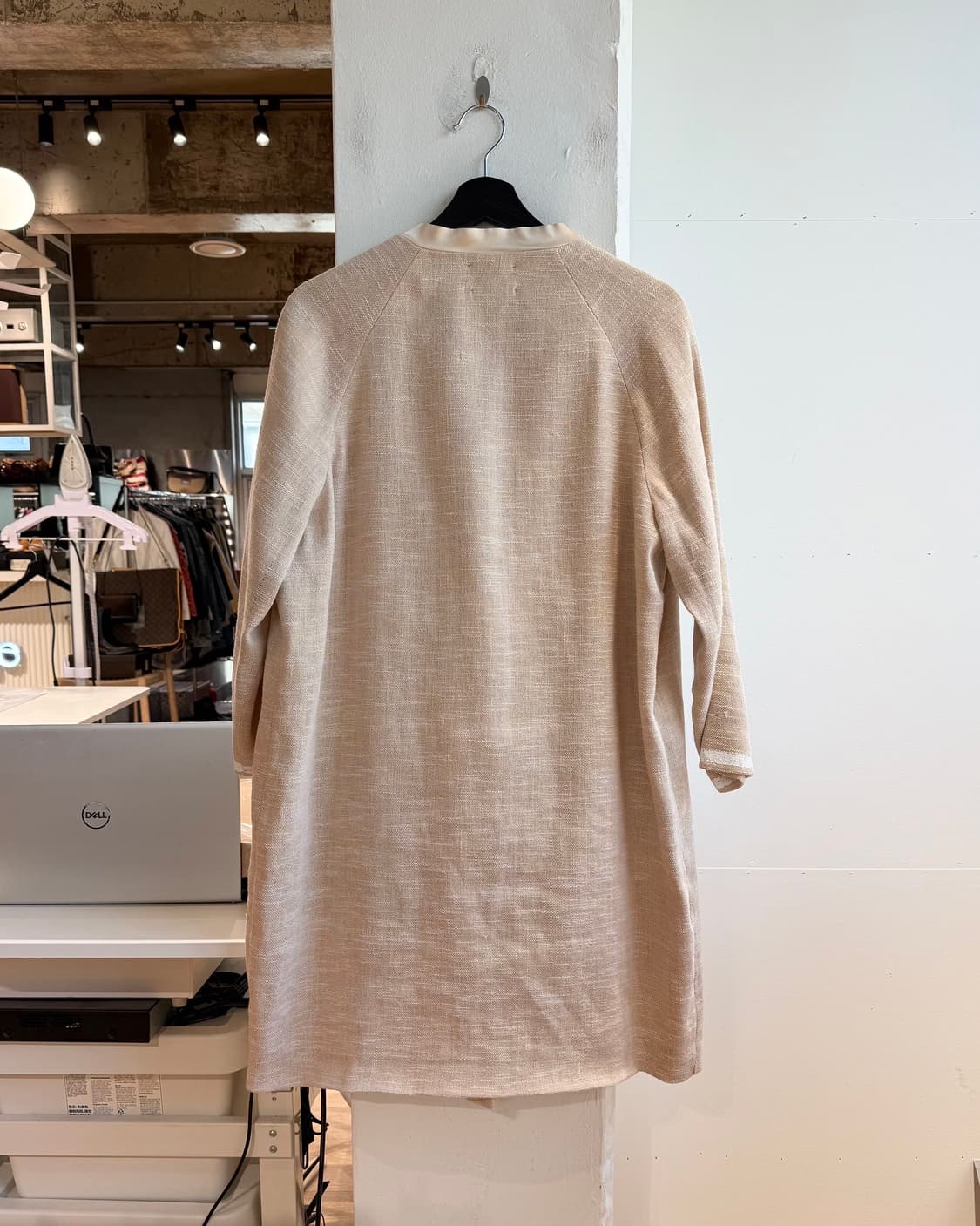 포르테 포르테 베이지 린넨 논라카 자켓  상품이미지6