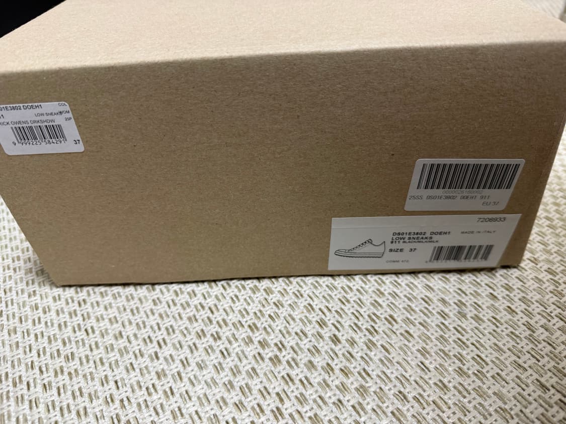 릭오웬스 다크쉐도우 할리우드 로우 스니커즈 (37) 상품이미지5