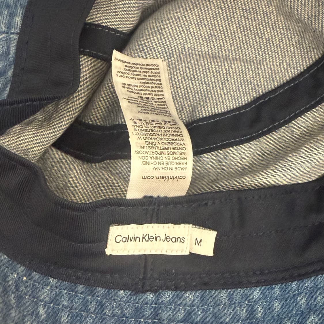 캘빈클라인 CK 데님 버킷햇 (OS) 상품이미지3