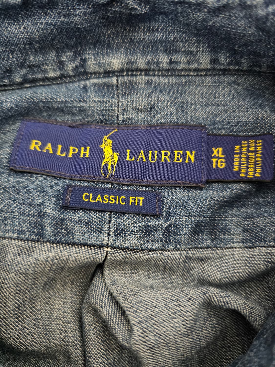 폴로랄프로렌 클래식핏 데님셔츠 XL 상품이미지3