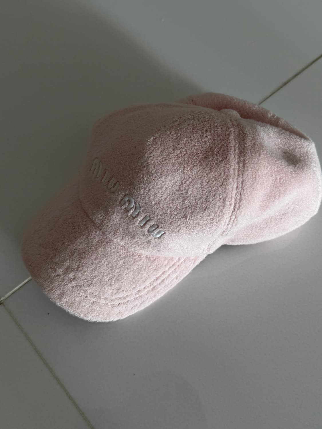 miumiu 테리 볼캡 상품이미지2