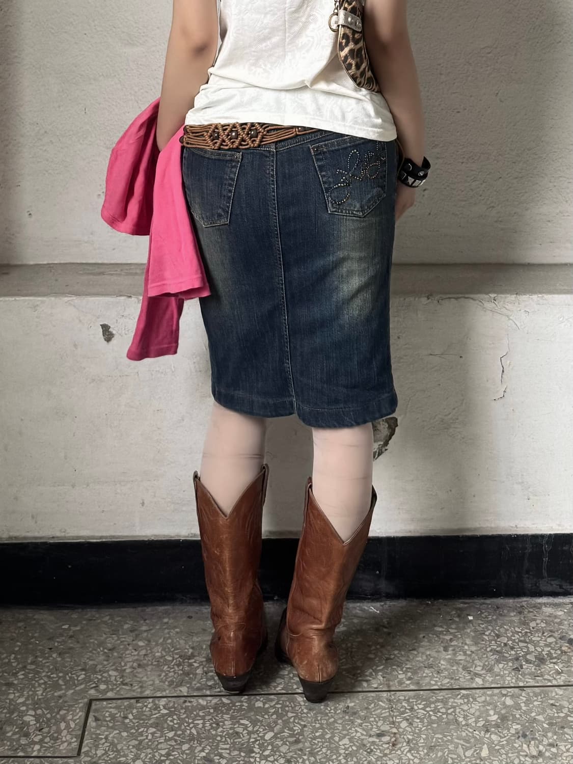 Midi denim skirt 상품이미지2