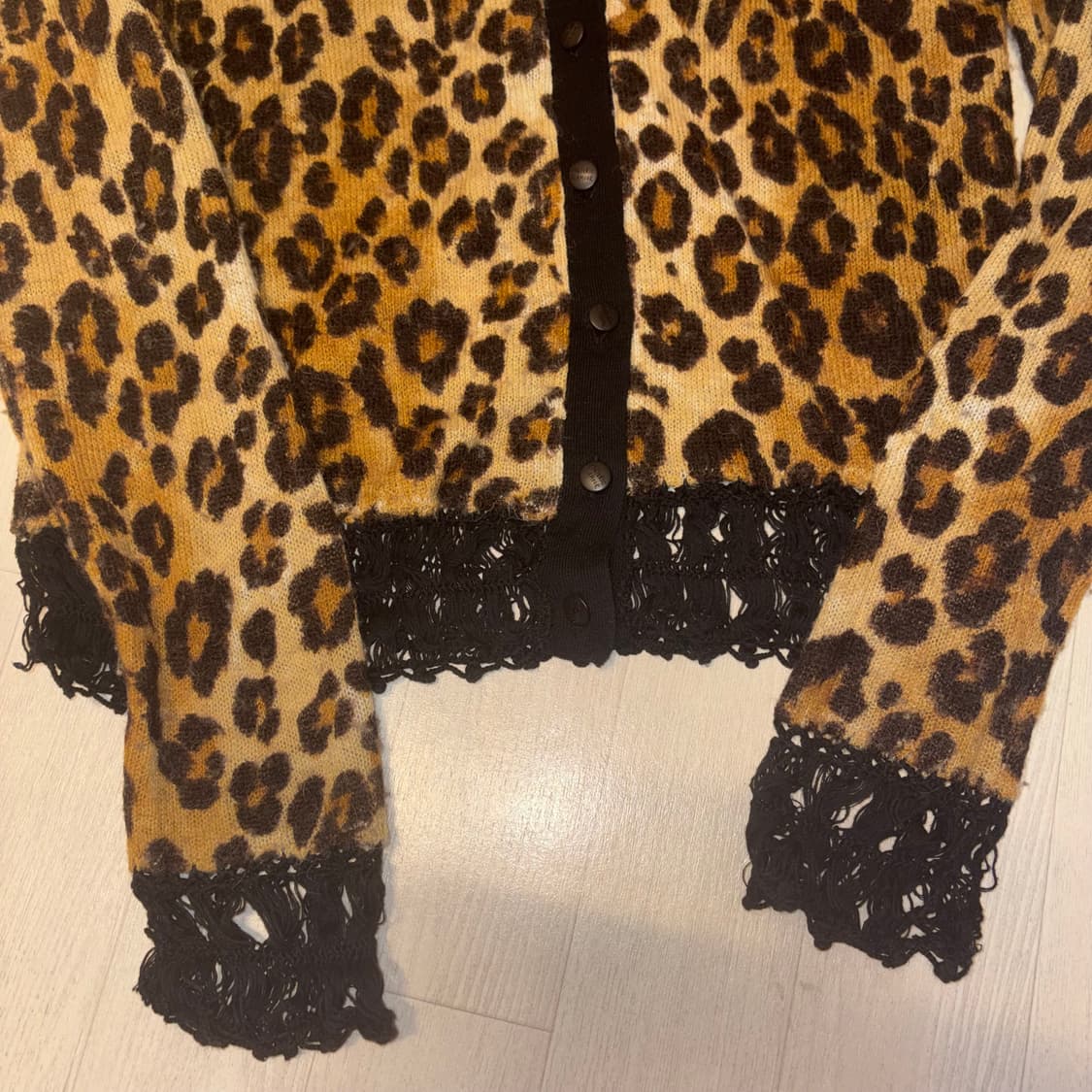 Hysteric glamour 히스테릭글래머 레오파드 가디건 상품이미지6